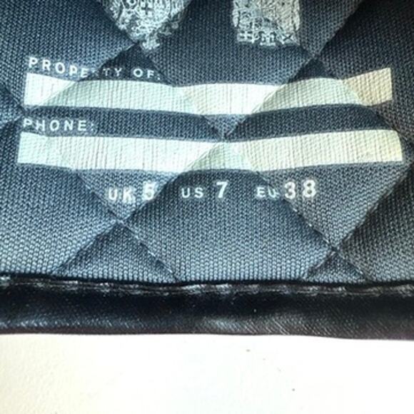 Hunter Gloss Quilted Tall Rain Boots Charcoal Rubber Waterproof 7 Women EUC - Picture 10 of 15